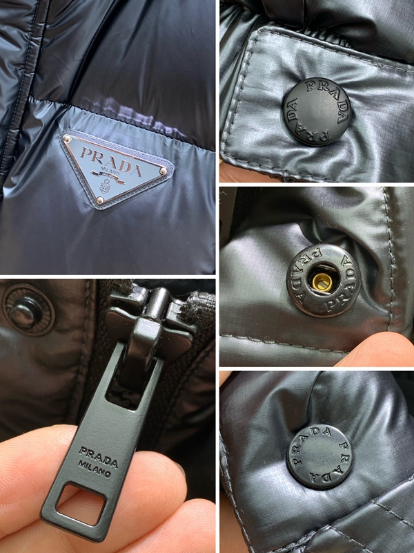 ハイクオリティダウンジャケット細部ディテール